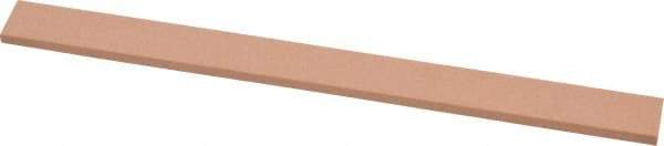 Made in USA - 220 Grit Aluminum Oxide Rectangular Polishing Stone - Very Fine Grade, 1/2" Wide x 6" Long x 1/8" Thick - Industrial Tool & Supply