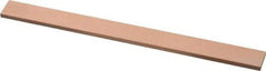 Made in USA - 400 Grit Aluminum Oxide Rectangular Polishing Stone - Super Fine Grade, 1/2" Wide x 6" Long x 1/8" Thick - Industrial Tool & Supply