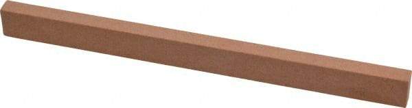 Made in USA - 180 Grit Aluminum Oxide Rectangular Polishing Stone - Very Fine Grade, 1/2" Wide x 6" Long x 1/4" Thick - Industrial Tool & Supply