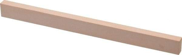 Made in USA - 600 Grit Aluminum Oxide Rectangular Polishing Stone - Super Fine Grade, 1/2" Wide x 6" Long x 1/4" Thick - Industrial Tool & Supply