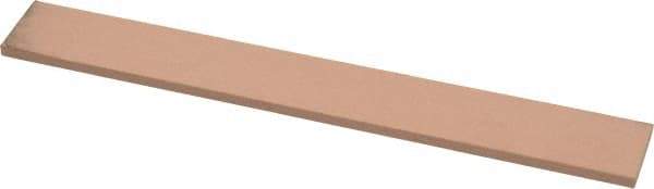 Made in USA - 400 Grit Aluminum Oxide Rectangular Polishing Stone - Super Fine Grade, 3/4" Wide x 6" Long x 1/8" Thick - Industrial Tool & Supply