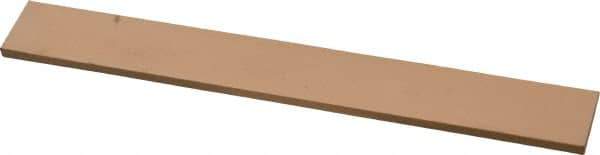 Made in USA - 600 Grit Aluminum Oxide Rectangular Polishing Stone - Super Fine Grade, 3/4" Wide x 6" Long x 1/8" Thick - Industrial Tool & Supply