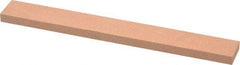 Made in USA - 180 Grit Aluminum Oxide Rectangular Polishing Stone - Very Fine Grade, 3/4" Wide x 6" Long x 1/4" Thick - Industrial Tool & Supply