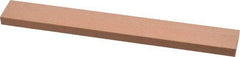 Made in USA - 220 Grit Aluminum Oxide Rectangular Polishing Stone - Very Fine Grade, 3/4" Wide x 6" Long x 1/4" Thick - Industrial Tool & Supply