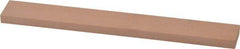 Made in USA - 320 Grit Aluminum Oxide Rectangular Polishing Stone - Extra Fine Grade, 3/4" Wide x 6" Long x 1/4" Thick - Industrial Tool & Supply