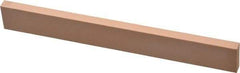 Made in USA - 400 Grit Aluminum Oxide Rectangular Polishing Stone - Super Fine Grade, 3/4" Wide x 6" Long x 1/4" Thick - Industrial Tool & Supply