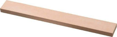 Made in USA - 600 Grit Aluminum Oxide Rectangular Polishing Stone - Super Fine Grade, 3/4" Wide x 6" Long x 1/4" Thick - Industrial Tool & Supply