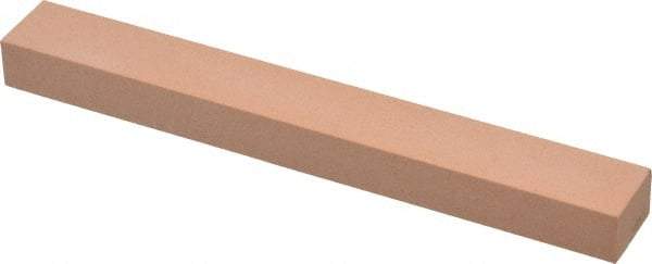 Made in USA - 320 Grit Aluminum Oxide Rectangular Polishing Stone - Extra Fine Grade, 3/4" Wide x 6" Long x 1/2" Thick - Industrial Tool & Supply