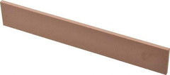 Made in USA - 220 Grit Aluminum Oxide Rectangular Polishing Stone - Very Fine Grade, 1" Wide x 6" Long x 1/8" Thick - Industrial Tool & Supply