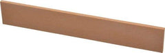 Made in USA - 320 Grit Aluminum Oxide Rectangular Polishing Stone - Extra Fine Grade, 1" Wide x 6" Long x 1/8" Thick - Industrial Tool & Supply