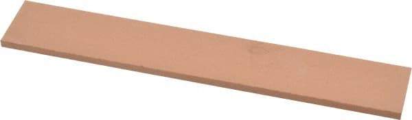 Made in USA - 400 Grit Aluminum Oxide Rectangular Polishing Stone - Super Fine Grade, 1" Wide x 6" Long x 1/8" Thick - Industrial Tool & Supply