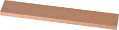 Made in USA - 220 Grit Aluminum Oxide Rectangular Polishing Stone - Very Fine Grade, 1" Wide x 6" Long x 1/4" Thick - Industrial Tool & Supply
