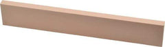 Made in USA - 600 Grit Aluminum Oxide Rectangular Polishing Stone - Super Fine Grade, 1" Wide x 6" Long x 1/4" Thick - Industrial Tool & Supply