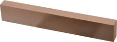 Made in USA - 400 Grit Aluminum Oxide Rectangular Polishing Stone - Super Fine Grade, 1" Wide x 6" Long x 1/2" Thick - Industrial Tool & Supply