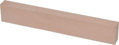 Made in USA - 600 Grit Aluminum Oxide Rectangular Polishing Stone - Super Fine Grade, 1" Wide x 6" Long x 1/2" Thick - Industrial Tool & Supply