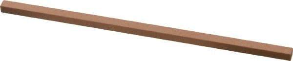 Made in USA - 320 Grit Aluminum Oxide Square Polishing Stone - Extra Fine Grade, 1/8" Wide x 4" Long x 1/8" Thick - Industrial Tool & Supply