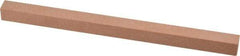Made in USA - 180 Grit Aluminum Oxide Square Polishing Stone - Very Fine Grade, 3/8" Wide x 6" Long x 3/8" Thick - Industrial Tool & Supply