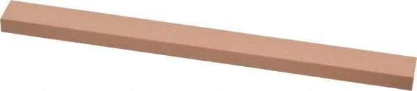 Made in USA - 220 Grit Aluminum Oxide Rectangular Polishing Stone - Very Fine Grade, 1/2" Wide x 6" Long x 1/4" Thick - Industrial Tool & Supply