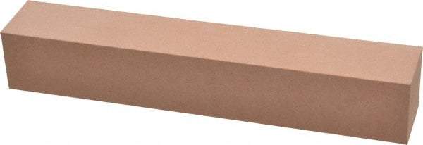 Made in USA - 220 Grit Aluminum Oxide Square Polishing Stone - Very Fine Grade, 1" Wide x 6" Long x 1" Thick - Industrial Tool & Supply