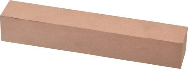 Made in USA - 320 Grit Aluminum Oxide Square Polishing Stone - Extra Fine Grade, 1" Wide x 6" Long x 1" Thick - Industrial Tool & Supply