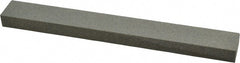 Made in USA - 120 Grit Aluminum Oxide Rectangular Roughing Stone - Industrial Tool & Supply