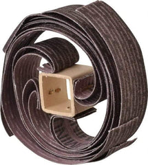 Merit Abrasives - 80 Grit, Scored Surface, Aluminum Oxide Flap Wheel Refill - Medium Grade, 1-1/4" Trim Length x 1" Wide - Industrial Tool & Supply