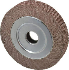 Value Collection - 6" Diam, 80 Grit Aluminum Oxide Unmounted Flap Wheel - 1" Hole, 1" Wide, Coated, Medium Grade, 4,800 Max RPM - Industrial Tool & Supply