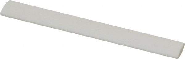 Made in USA - 3" Long x 1/2" Wide x 3/16" Thick, Novaculite Sharpening Stone - Oval, Ultra Fine Grade - Industrial Tool & Supply