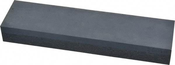 Made in USA - 8" Long x 2" Wide x 1" Thick, Silicon Carbide Sharpening Stone - Rectangle, Coarse, Fine Grade - Industrial Tool & Supply