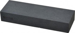 Made in USA - 6" Long x 2" Wide x 5/8" Thick, Silicon Carbide Sharpening Stone - Rectangle, Medium Grade - Industrial Tool & Supply
