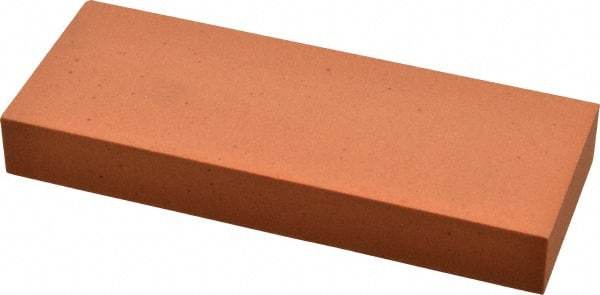 Made in USA - 5" Long x 2" Wide x 5/8" Thick, Aluminum Oxide Sharpening Stone - Rectangle, Fine Grade - Industrial Tool & Supply