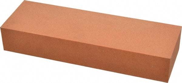 Made in USA - 6" Long x 2" Wide x 1" Thick, Aluminum Oxide Sharpening Stone - Rectangle, Fine Grade - Industrial Tool & Supply