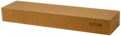 Made in USA - 8" Long x 2" Wide x 1" Thick, Aluminum Oxide Sharpening Stone - Rectangle, Medium Grade - Industrial Tool & Supply