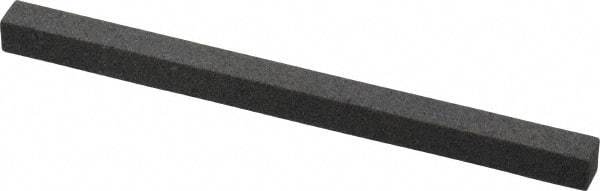 Made in USA - 4" Long x 1/4" Wide x 1/4" Thick, Aluminum Oxide Sharpening Stone - Square, Coarse Grade - Industrial Tool & Supply