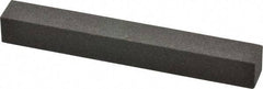 Made in USA - 4" Long x 1/2" Wide x 1/2" Thick, Aluminum Oxide Sharpening Stone - Square, Coarse Grade - Industrial Tool & Supply