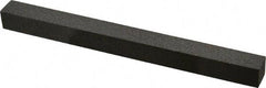 Made in USA - 6" Long x 1/2" Wide x 1/2" Thick, Aluminum Oxide Sharpening Stone - Square, Coarse Grade - Industrial Tool & Supply