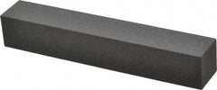 Made in USA - 6" Long x 1" Wide x 1" Thick, Aluminum Oxide Sharpening Stone - Square, Coarse Grade - Industrial Tool & Supply
