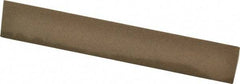 Made in USA - 6" Long x 1" Wide x 1" Thick, Aluminum Oxide Sharpening Stone - Triangle, Medium Grade - Industrial Tool & Supply