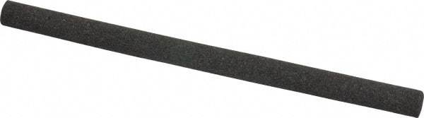 Made in USA - 4" Long x 1/4" Diam x 1/4" Thick, Aluminum Oxide Sharpening Stone - Round, Coarse Grade - Industrial Tool & Supply
