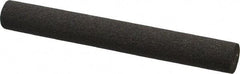 Made in USA - 4" Long x 1/2" Diam x 1/2" Thick, Aluminum Oxide Sharpening Stone - Round, Coarse Grade - Industrial Tool & Supply