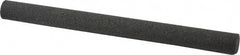 Made in USA - 6" Long x 1/2" Diam x 1/2" Thick, Aluminum Oxide Sharpening Stone - Round, Coarse Grade - Industrial Tool & Supply