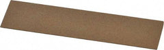 Made in USA - 4" Long x 1" Wide x 1/8" Thick, Aluminum Oxide Sharpening Stone - Knife, Medium Grade - Industrial Tool & Supply