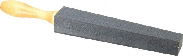 Made in USA - 1/2" Wide x 14" OAL, Silicon Carbide Sharpening Stone - Flat, 180 Grit - Industrial Tool & Supply