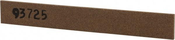 Made in USA - 1/2" Wide x 4" OAL, Aluminum Oxide Sharpening Stone - Flat, Medium Grade, 220 Grit - Industrial Tool & Supply