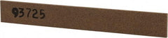 Made in USA - 1/2" Wide x 4" OAL, Aluminum Oxide Sharpening Stone - Flat, Medium Grade, 220 Grit - Industrial Tool & Supply