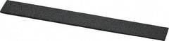 Made in USA - 1/2" Wide x 4" OAL, Aluminum Oxide Sharpening Stone - Flat, Coarse Grade, 120 Grit - Industrial Tool & Supply