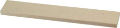 Norton - 120 Grit Aluminum Oxide Rectangular Roughing Stone - Fine Grade, 1" Wide x 6" Long x 1/4" Thick - Industrial Tool & Supply