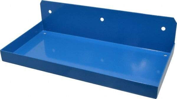 Triton - 12" Long Blue Pegboard Shelf - For Use with DuraBoards/Pegboards - Industrial Tool & Supply
