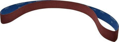 Norton - 2" Wide x 72" OAL, 80 Grit, Ceramic Abrasive Belt - Ceramic, Medium, Coated, Y Weighted Cloth Backing, Series R981 - Industrial Tool & Supply