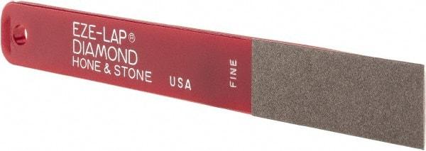 Eze Lap - Fine, 2" Length of Cut, Single End Diamond Hone - 600 Grit, 3/4" Wide x 3/16" High - Industrial Tool & Supply